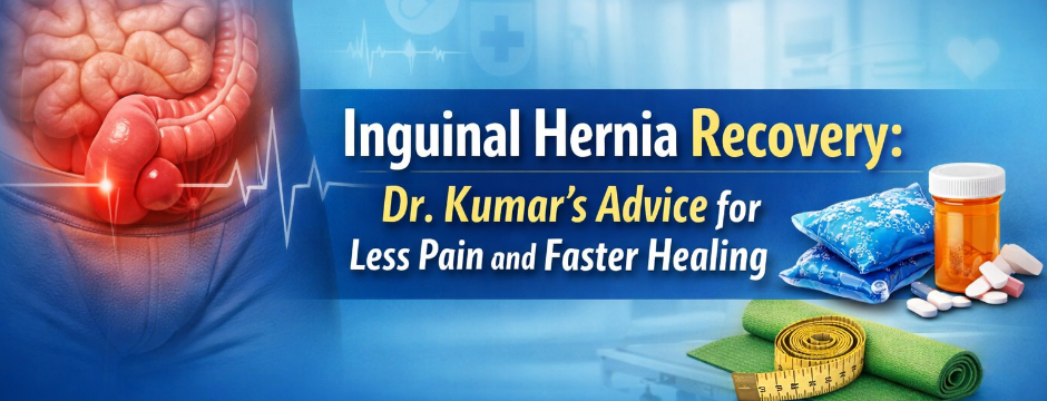 Inguinal Hernia Surgeon: Recovery Tips by Dr Kumar